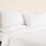 Cottage textured 3pcs comforter super king in white 250*260cm image number 0
