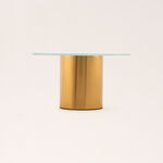 Oulfa gold glass cake stand 63*52*34 cm image number 2