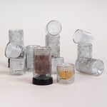 Dallaty glass with black patterns Tea and coffee cups set 18 pcs image number 4