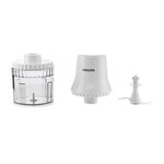 Philips Chopper 0.7L Mini 450W White/Clear, Plastic. S.Steel Blade. image number 0