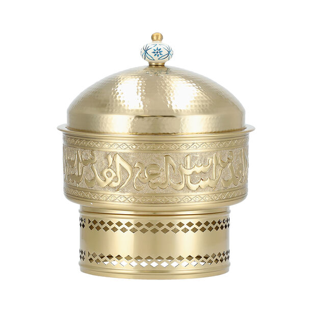 طبق تقديم مع سخان ستانلس ستيل   29*29*34 سم   لا ميسا image number 0