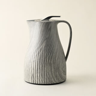 Dallaty plastic vacuum flask grey wooden 1L