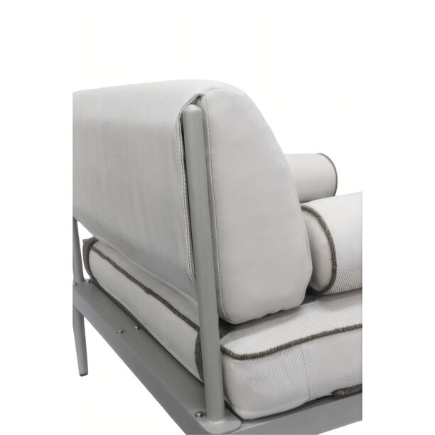 Homez Aluminiuminum Three Seater Sofa, Beige 182*80*66 Cm image number 2
