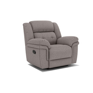 Homez recliner armchair 1 seater 105*92*105cm, pearl grey