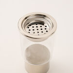 Oulfa collection silver metal & glass oud burner 11*18.5 cm image number 2