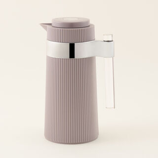 Dallaty Plastic Thermos, Light Grey, 1L