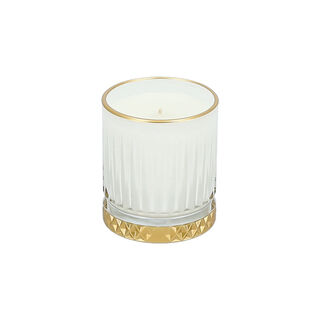 Gloria gold candle 7.5*8.5 Cm White