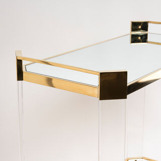 Trolley Ssteel Acrylic 80*42*80 cm