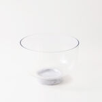 La Mesa Glass Bowl With Marble Base 25*25*11.5Cm image number 1