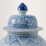 Blue ceramic decorative jar dia 56cm image number 3