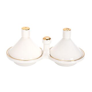 La Mesa  Salt & Pepper 2 Pieces Set Gold Plated