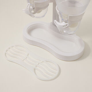 Alberto Double Cereal Dispenser White Color