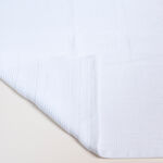 Waffle cotton bath towel, white 70*140 cm image number 1