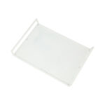 Steel Tray Rectangular Arabgraph White image number 2