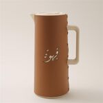 دلتي دلة ستانلس ستيل حافظة للحرارة 1 لتر، بني image number 0