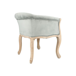 Armchair Grey Velvet