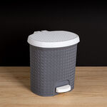 Pedal Bin Woven Grey 6.5L image number 1