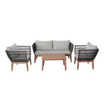 4 Pcs Wooden Set And Rope , Capri image number 0