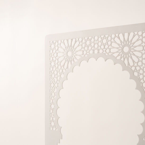 White metal Ramadan decoration 38*10*70 cm image number 1