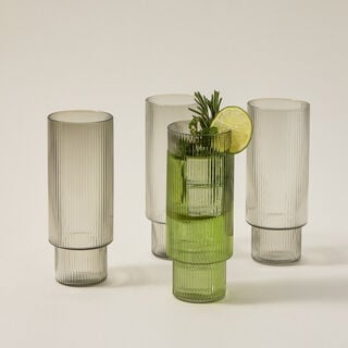 Salam 4 Pieces Glass Hiball Tumblers