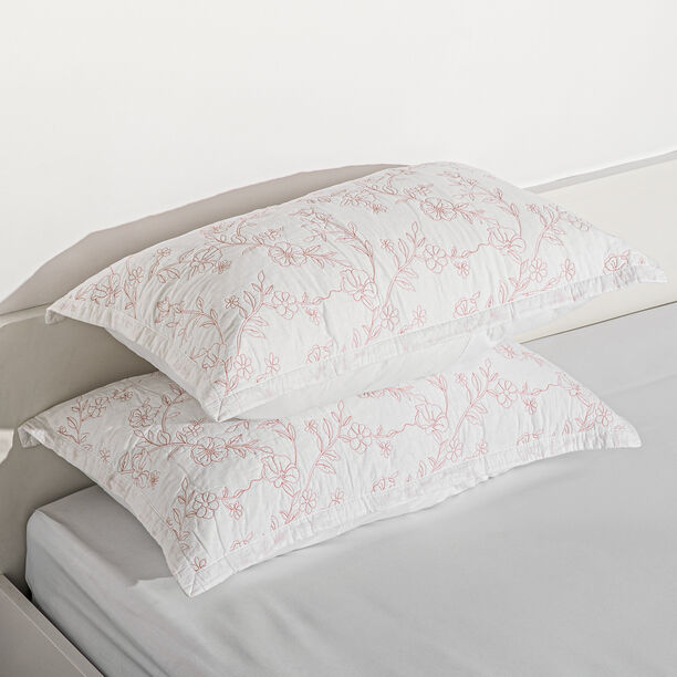 بوتيك بلانش طقم لحاف كينج قطن 3 قطع 250*240سم، أبيض image number 3