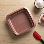 Betty Crocker Non Stick Square Pan Rose Color image number 1
