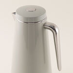 Dallaty Set of 2 Stainless Steel Thermos, Grey and Chrome 1L and 1.3L image number 3