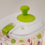 4,2 lt decorated salad spinner for vegetables image number 4