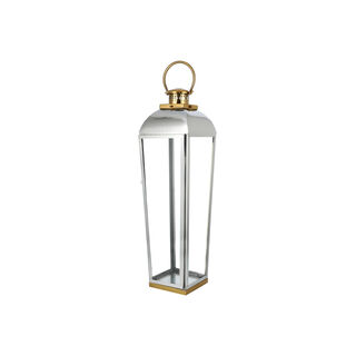 Lantern Gold And Silver 25.4 Cm X Ht:91 Cm
