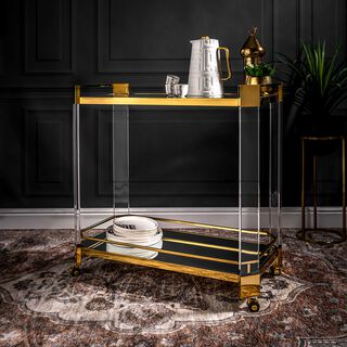 Trolley Ssteel Acrylic 80*42*80 cm