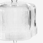 La Mesa glass cake stand with long base 30*17*9.5cm image number 3