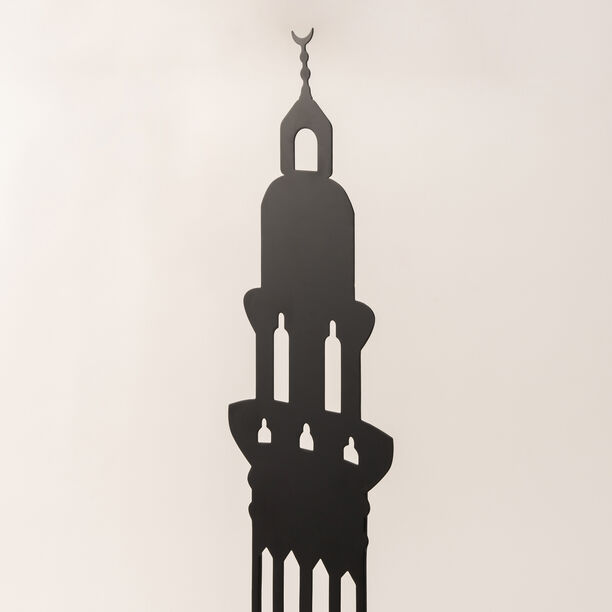 Black metal Ramadan decoration 22*17*90 cm image number 2