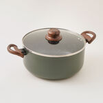 Alberto green granite cookware set, 12 pieces image number 1