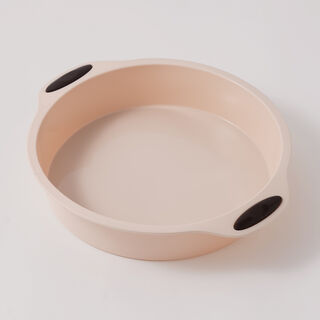 Alberto slilicone 9" disk baking mold 28*24*5cm, beige