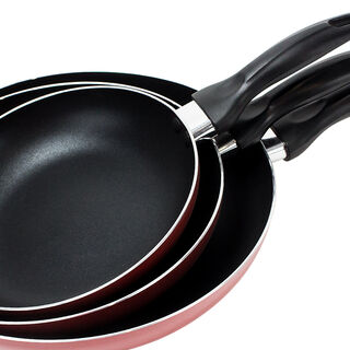 Non Stick Frypan Set Red
