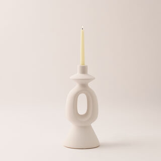 حامل شموع خزفي  13.5 * 13.5 * 30.4 سم