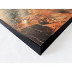 Homez canvas wall art framed horse, brown 100*100cm image number 1