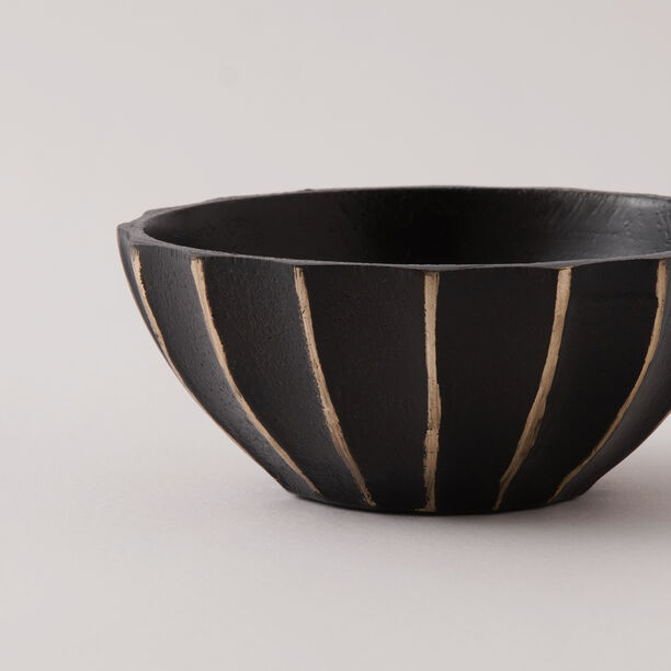 Alberto aluminum round nut bowls set of 2pcs 10*10*5cm, black image number 1