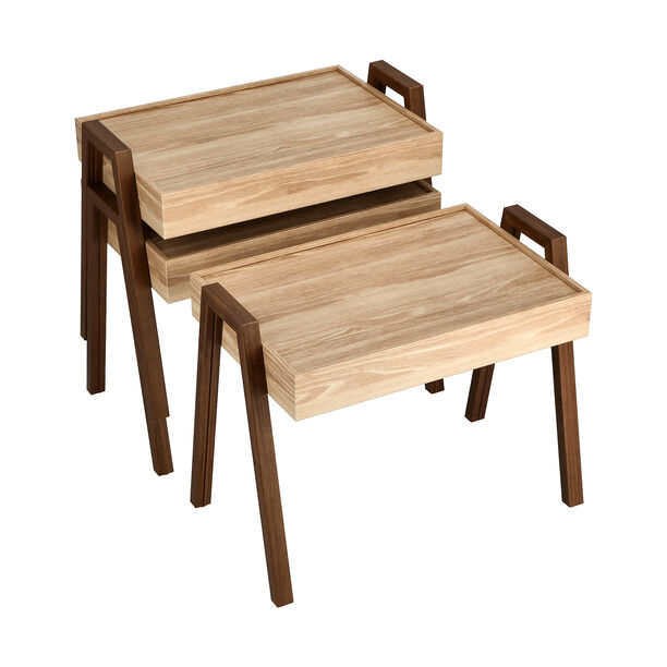 طقم طاولات جانبية 3 قطع  image number 1
