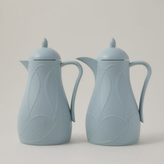 Plastic Vacuum Flask Set 1L+1L