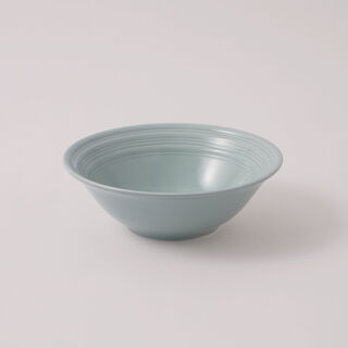 La Mesa embossed porcelain salad bowl set, 4pcs, green 7"