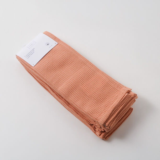 ألبرتو طقم مناشف مطبخ قطن 100% 4 قطع، برتقالي image number 0