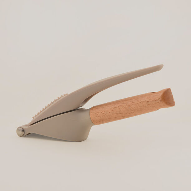 Pentola garlic press with beech handle, grey 17.1*4.6*5.3cm image number 0