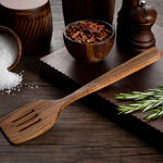 Alberto Acacia Wood Slotted Turner L:36Cm image number 0