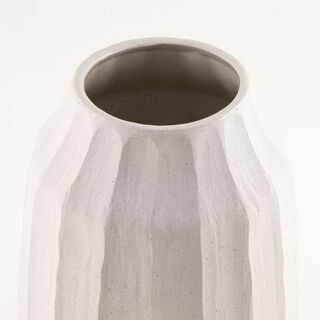 هومز مزهرية بوهو سيراميك 21.5*21.5*27.5سم، أبيض