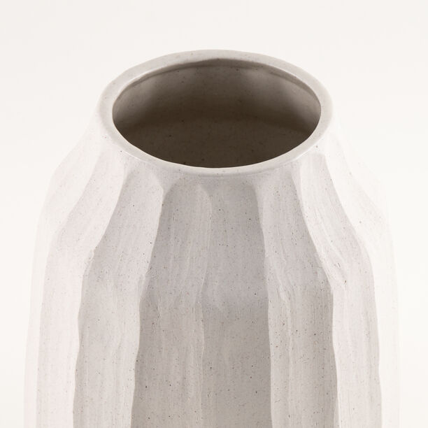 هومز مزهرية بوهو سيراميك 21.5*21.5*27.5سم، أبيض image number 3