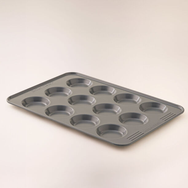 Betty crocker non stick bun tray 12 cups 32.7cm, grey image number 0