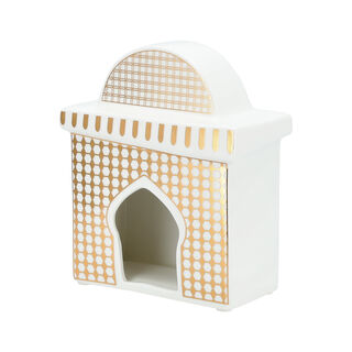 Ceramic T Light Candle Holder 16.7*8.5*19.2 Cm