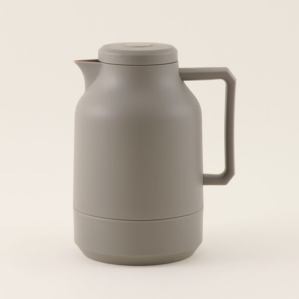 دلتي دلة شاي بلاستيك 1 لتر، رمادي image number 0