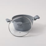 Alberto aluminum 7pcs cookware set, grey image number 3